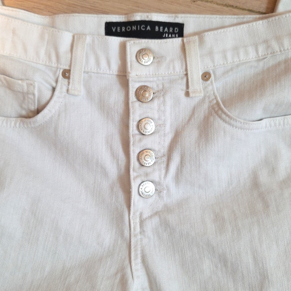 Veronica Beard "Carolyn Baby Boot" cropped jeans Sz 29 - Picture 3 of 13